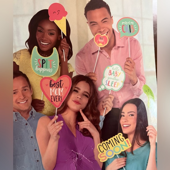 Photo booth props baby shower - Picture 2 of 3